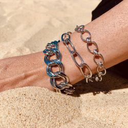 Le bracelet maille allongé