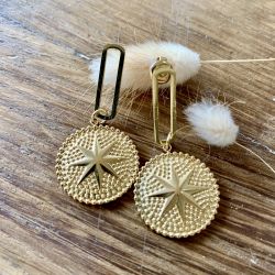 Boucles d'oreilles maille