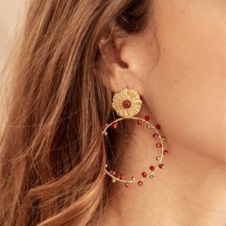 Les boucles d'oreilles...