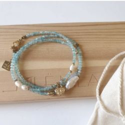 Le bracelet aigue-marine