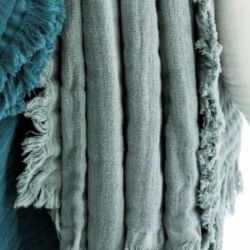 Le plaid en gaze de coton...