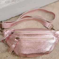 Le sac banane cuir